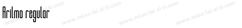 Arilmo regular字体转换